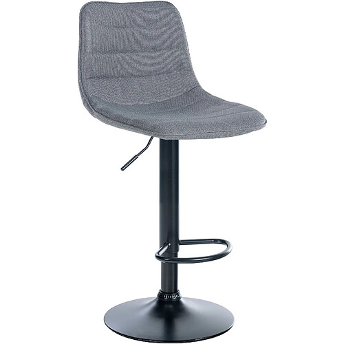 Non Tabouret de bar Lex tissu noir