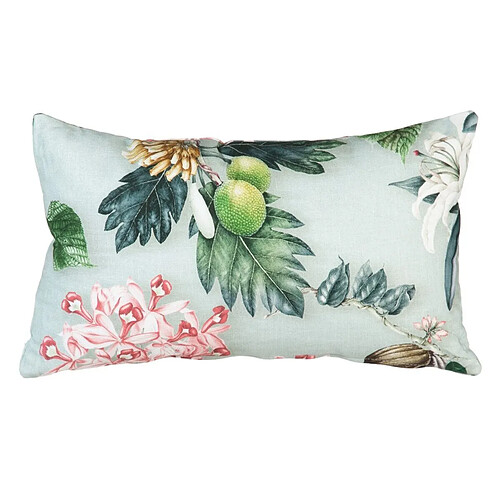 BigBuy Home Coussin Turquoise - Orchidée