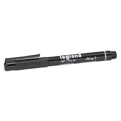 stylo marqueur noir indélébile legrand 39598