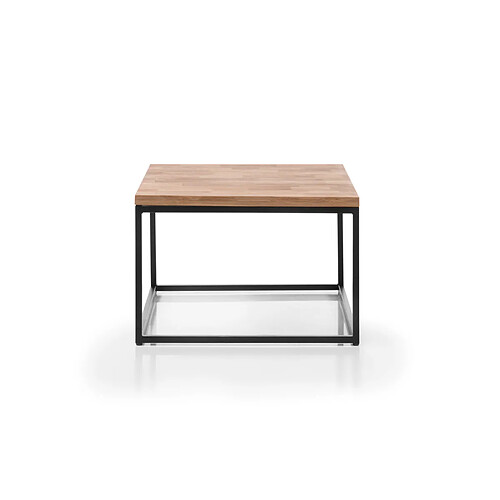 Pegane Table basse en chêne massif huilé - L 70 x H 45 x P 70 cm