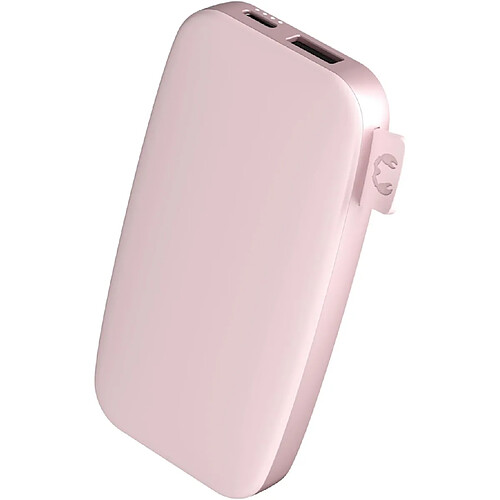 SANAG Powerbank 6000 Mah - Usb-C In & Out - Batterie Externe - Chargement Rapide - 6 Fonctions De Sécurité - Design Compact (Smokey Pink)