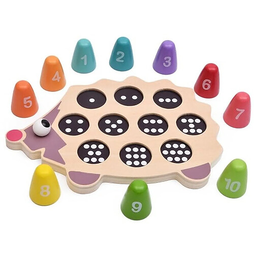 Totalcadeau Férisson pour apprendre les chiffres et les couleurs jeu Montessori