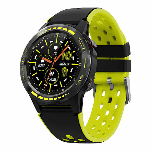 Montre intelligente LEOTEC MULTISPORT GPS ADVANTAGE PLUS Jaune 1,3"