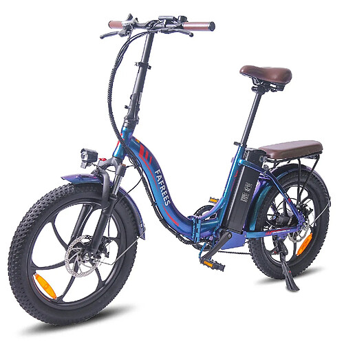 Vélo électrique FAFREES F20 Pro Pliable Batterie 36V 18Ah Vitesse Max 25km/h Bleu