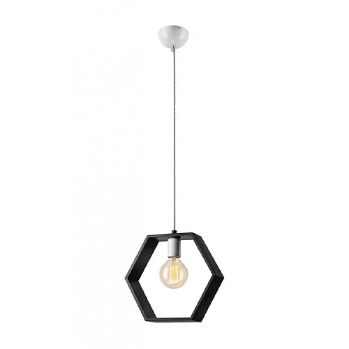 Lumière Suspension Wire Bois,acier Wenge 1 ampoule 100cm