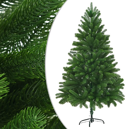 vidaXL Arbre de Noël artificiel aiguilles réalistes 210 cm vert