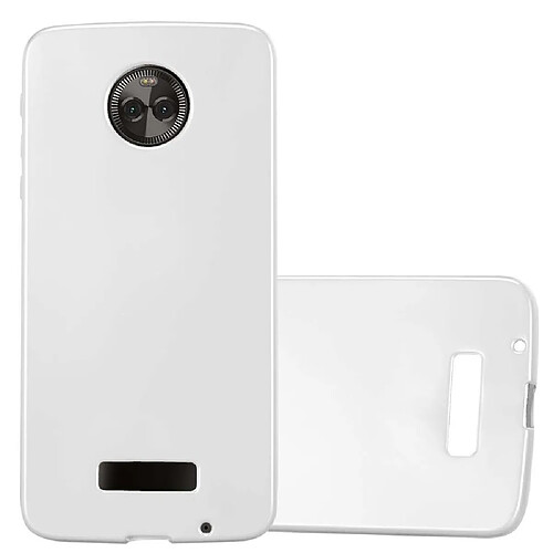 Cadorabo Coque Motorola MOTO Z Etui en Argent