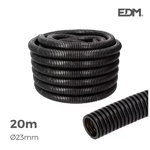 Edm Gaine Électrique ICTA Ø32mm Noir Usage Intérieur 20m