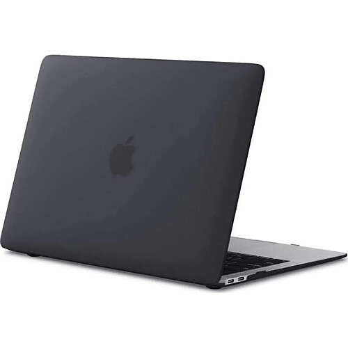 Tech-Protect Coque MacBook Air 13 A1932 A2179 Ultra Fine et Lisse Rigide Snap Case SmartShell pour Apple MacBook Air 13 2018-2020 Noir Mat