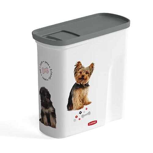 Conteneur à croquettes Chien Curver Love Pets Dogs 2L