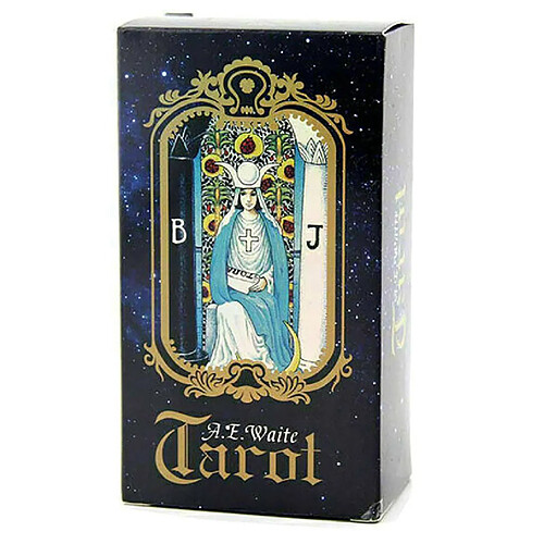 Universal Le tarot est un nouveau jeu de société drôle avec des illustrations délicates et des boîtes colorées pour le plaisir des fêtes en famille et entre amis.(Le noir)