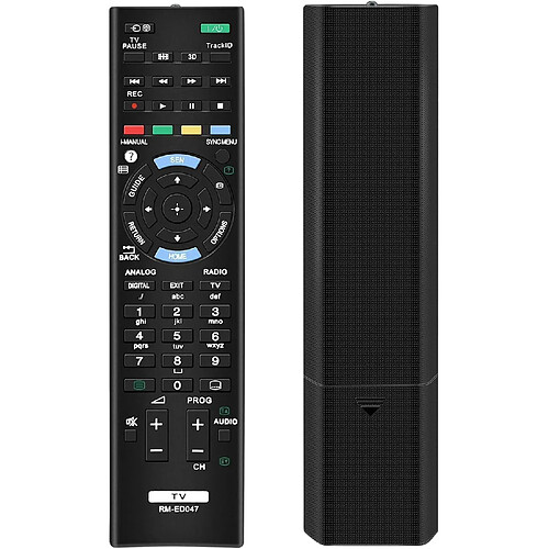 SANAG Rm-Ed047 Remplacement Telecommande Pour Sony Tv, Telecommande Bravia Tv Rm-Ed047, Rm-Ed050, Rm-Ed052, Rm-Yd103, Rm-Ed060, Rm-Ed061, Rm-Ed046, Kdl-65S995A, Kdl-65W855A Universelle