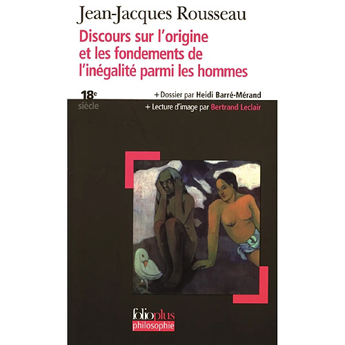 Discours sur l'origine des fondements de l'inégalité parmi les hommes · Occasion