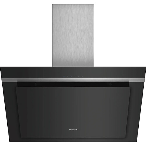 Hotte décorative inclinée 80cm 680m3/h noir - lc87khm60 - SIEMENS