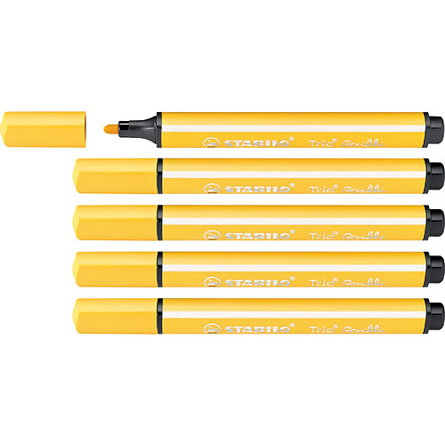 STABILO Stylo feutre Trio Scribbi, jaune ()