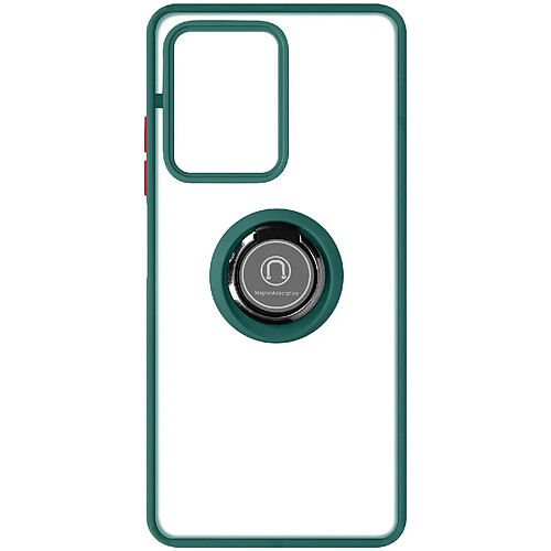 Avizar Coque pour Xiaomi Redmi Note 12 Pro 5G Bague Métallique Support Vidéo Vert