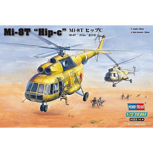 Mil Mi-8T Hip-c - 1:72e - Hobby Boss