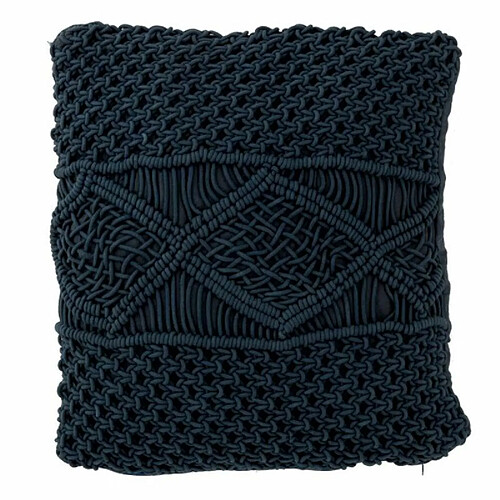 Paris Prix Coussin Macramé Bleu