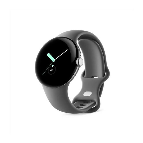 Montre connectée GOOGLE Pixel Watch - 41 mm - Argent poli Actif - Bracelet Chalk