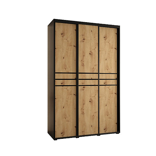 Abiks Meble Armoire Davos 10 À Portes Coulissantes 235,2/150/45 3 Portes