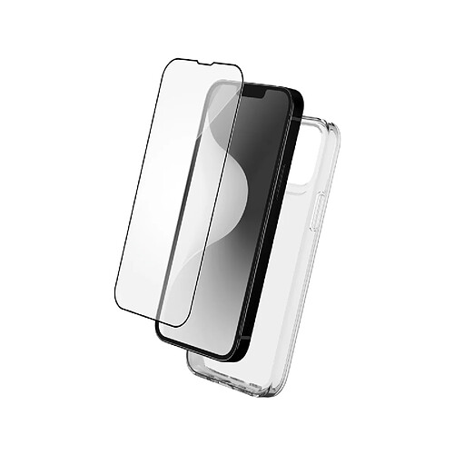 Pack iPhone 16 Pro Max Coque Transparente + Verre trempé + SmartFrame™ Bigben