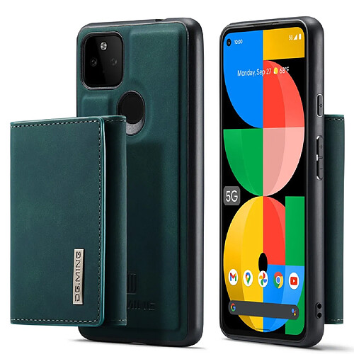 Etui en PU DG.MING absorption magnétique avec béquille, vert pour votre Google Pixel 5a 5G