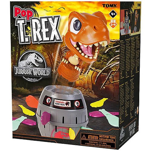 TOMY Dinosaure jouet rebondissant Pop Up T-Rex