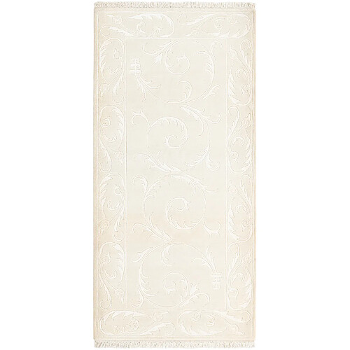 Vidal Tapis de couloir en laine 201x99 beige Darya