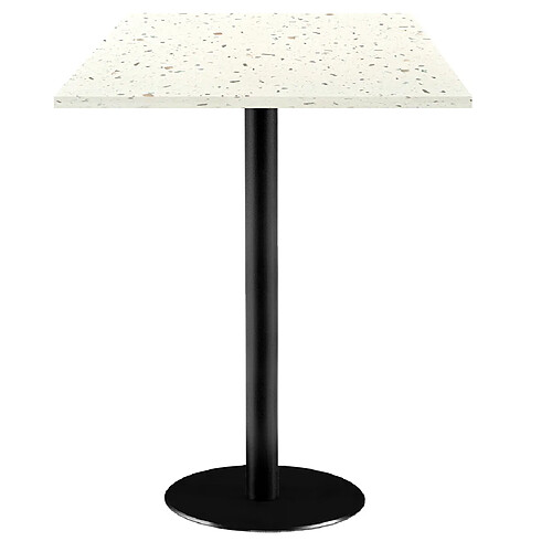 Restootab Mange-debout 60x60cm - modèle Rome terrazzo cassata