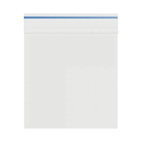 Pack Lot de 100 sachets Zip 55x65mm 90 microns Bleu