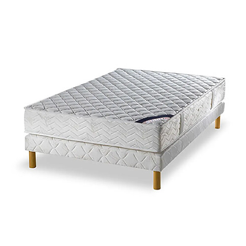 Mes Ensemble matelas ressorts biconiques - confort équilibré 140x190cm + sommier