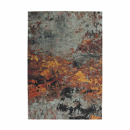 Paris Prix Tapis Vintage à Poils Courts Blaze Multicolore 115 x 170 cm