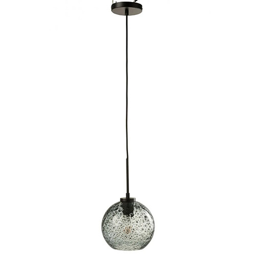 Dansmamaison Lampe Boule Pois Verre Gris Small