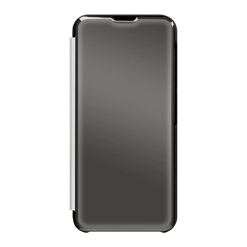 Avizar Étui Clear View pour Samsung A14 4G et 5G avec Clapet Miroir Support Argent