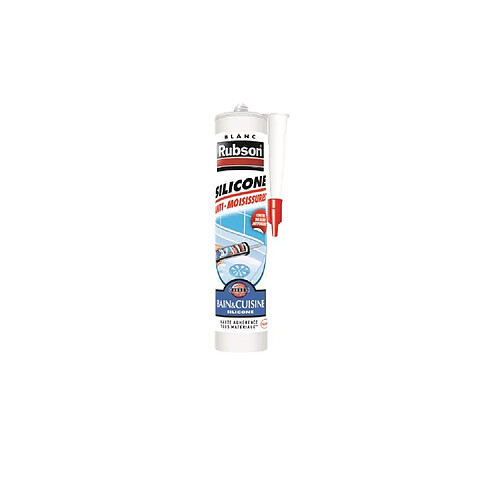 Mastic blanc silicone Bain & Cuisine - 280ml - RUBSON