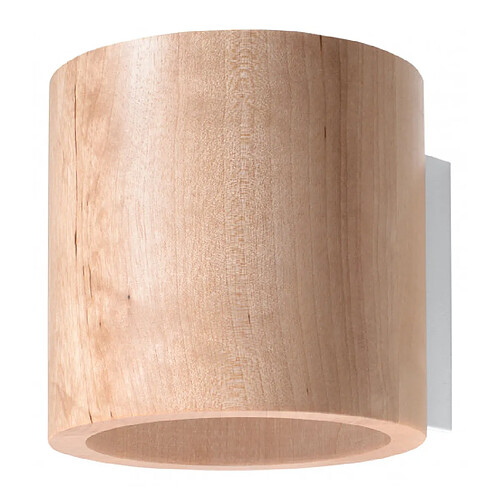 Luminaire Center Applique murale ORBIS bois bois naturel 1 ampoule