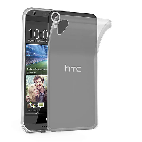 Cadorabo Coque HTC Desire 820 Etui en Transparent