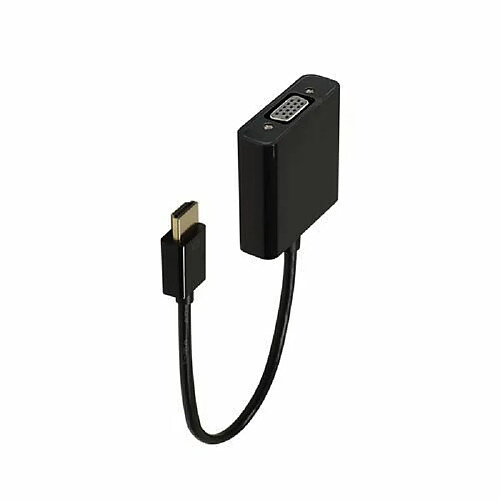 Adaptateur Accsup HDMI mâle vers VGA femelle 20 cm Noir