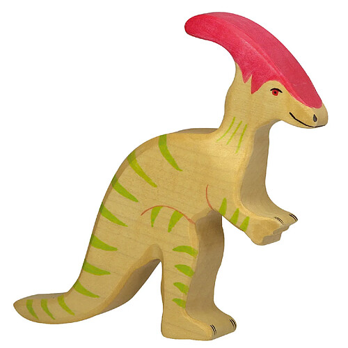 Figurine en bois Holztiger : Dinosaures : Parasaurolophus