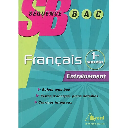 Français 1re, toutes séries : entraînement · Occasion