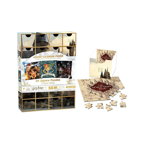 Aquarius Harry Potter - Calendrier de l'avent et puzzles Harry Potter (1000 pièces)