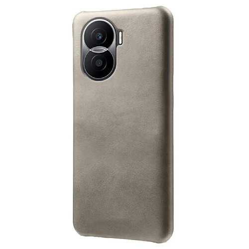 Coque en TPU + PU slim, shockproof, texture mollet, anti-rayures pour votre Honor X40i 5G - gris