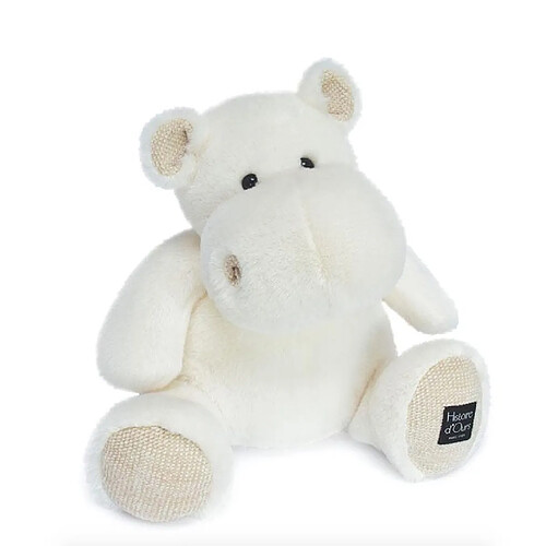 Histoire d'Ours peluche Hip Chic hippo blanc 40cm