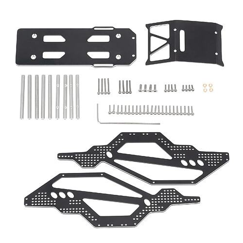 Alliage Châssis Cadre Corps Kits Compatible pour Axial SCX24 90081 RC Modèle de Voiture sur Chenilles Trcuk Pièces de Rechange Mises À Niveau de