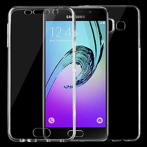 Wewoo Coque Transparent pour Samsung Galaxy A3 2016 / A310 0.75mm Double-face Ultra-mince TPU Housse de protection