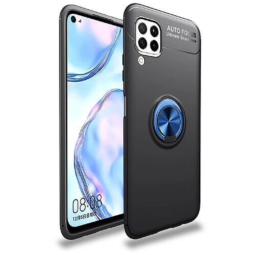 Lenuo Coque en TPU avec béquille noir/bleu pour Huawei Nova 6 SE