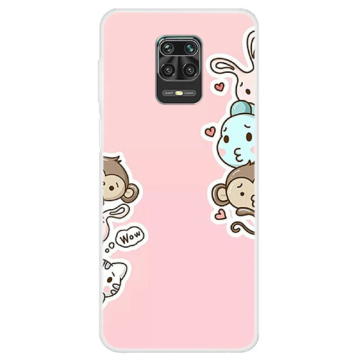 Coque en TPU impression de motifs animaux de dessin animé pour votre Xiaomi Redmi Note 9S/Note 9 Pro Max/Note 9 Pro