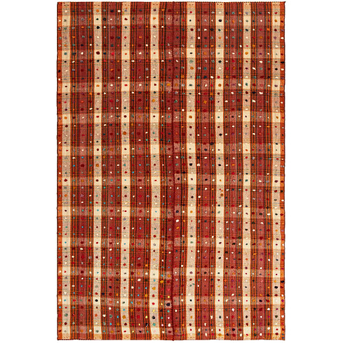 Vidal Tapis de laine 258x175 rouge Jajim