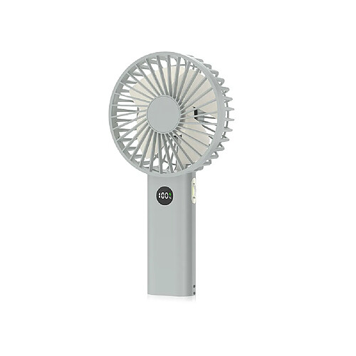 (Vert glacé) Ventilateur Portable à Main pour l'extérieur Régulation de la Vitesse en continu Chargement Usb