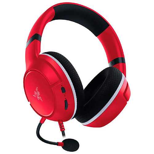 Razer Casque Gaming pour Xbox Séries X / S Filaire Kaira X avec Micro Cardioïde Rouge / Noir